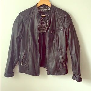 Leather jacket